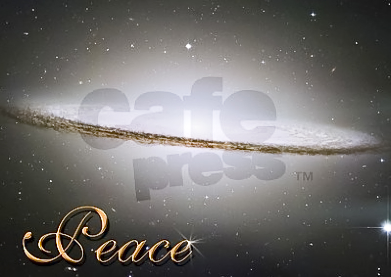 Atheist Intergalactic Peace Card Atheist Intergalactic Peace Card
