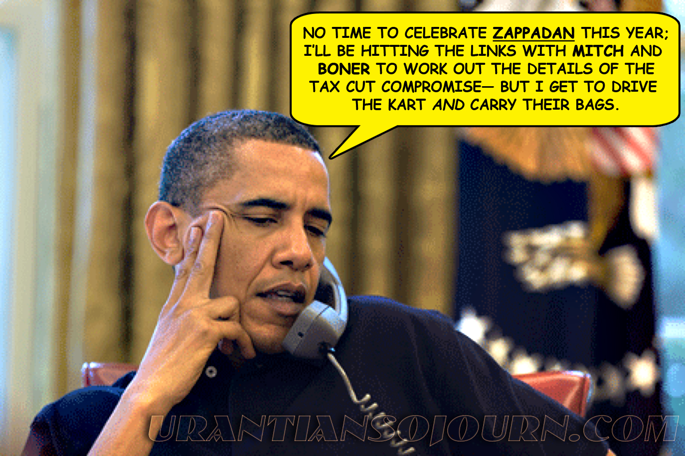 Obama Compromises On ZAPPADAN