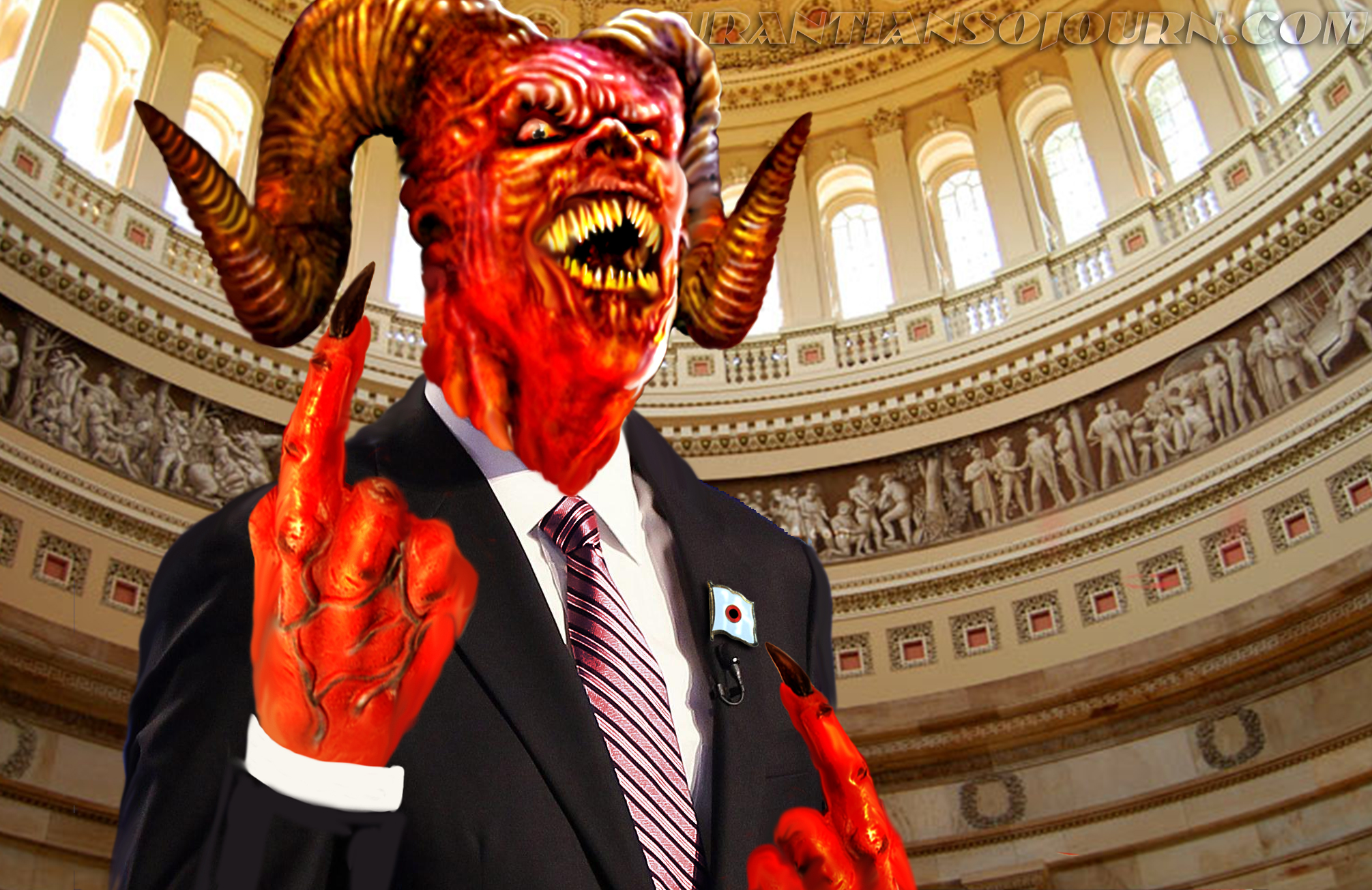Satan in Capital Rotunda Satan in Capital Rotunda